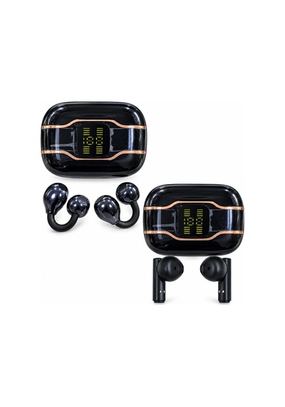 Küpe Tasarımını Sevenlere 4 Kulaklıklı Bluetooth Kulaklık Seti Kulağa Girmeyen Tasarım Çok Renkli