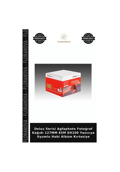 Delux Serisi Agfaphoto Fotoğraf Kağıdı 127mm 65m Dx100 Yazıcıya Uyumlu Hobi Albüm Kırtasiye