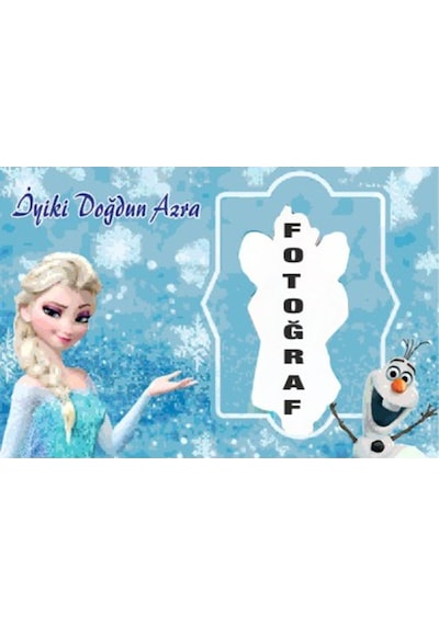 Elsa Doğum Günü Afişi (340772003)