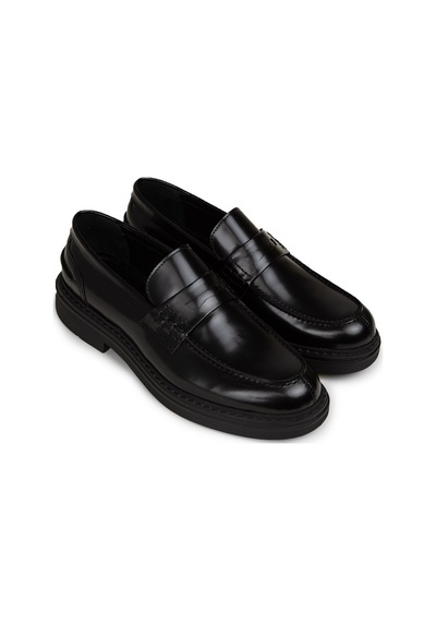 Deery Erkek Hakiki Deri Siyah Loafer Ayakkabı - 02021msyhc01 Siyah