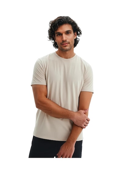 Ar-ma Erkek Regular Fit Pamuk Süprem Basic Bisiklet Yaka Tişört Y31344408002 Bej XL