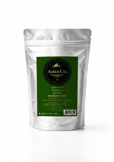 Asia&co Premium Matcha 250g %100 Saf Japon Matcha Tozu