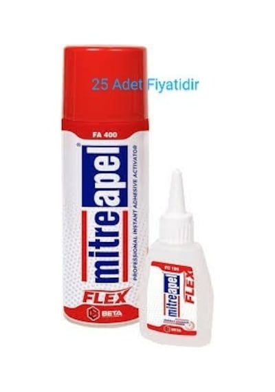 Mitre Apel, 400 Ml +100 Gr, Yapıştırıcı, 25adet Gönderiyoruz
