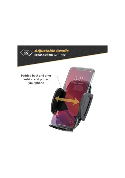 Suhwd-xces0 Select Vantuzlu Telefon Tutucu, Araç İçin, Ayarlanabilir Kilitleme Kolu, Hızlı Açma Düğmesi, Siyah 2 Mixed