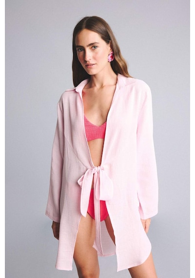 Defacto %100 Pamuk Regular Fıt Müslin Açık Pembe Plaj Elbisesi H8030ax26sppn648 Pembe-pn648 Defacto %100 Pamuk Regular Fıt Müslin Açık Pembe Plaj Elbisesi H8030ax26sppn648 Pembe-pn648