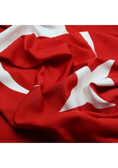 Premium Türk Bayrağı 70x105cm - Nefes Alabilir 125gr Rashel Kumaş, Çift Dikişli, Sağlam Kulplu, Uv Ve Solmaya K