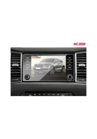 Skoda Kodiaq 2022-2023 Navigasyon Ve Multimedya Uyumlu Mat Ekran Koruyucu