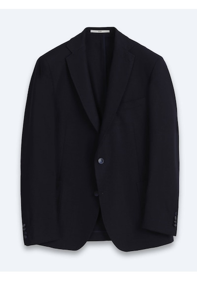 Kip Lacivert Mikro Regular Fit %100 Yün Ceket