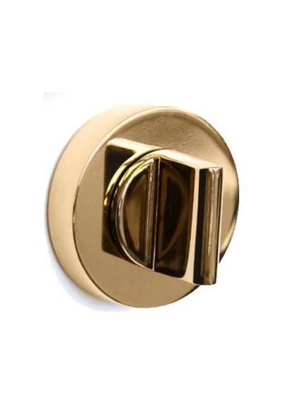 System Yuvarlak Wc Kapı Rozeti Gold Renk Ro12w Gl