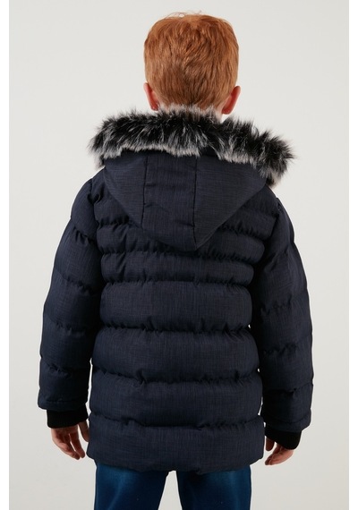 Lela Içi Peluş Astarlı Çıkarılabilir Kapüşonlu Cepli Kışlık Erkek Çocuk Mont 5760024 Lacivert Lela Içi Peluş Astarlı Çıkarılabilir Kapüşonlu Cepli Kışlık Erkek Çocuk Mont 5760024 Lacivert