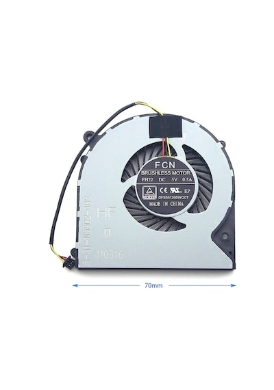 Monster Uyumlu Clevo Ab07005Hx080301 Cpu Soğutucu Fan