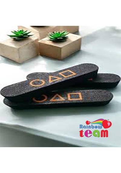 Rainbow Team ,3 Lü Kumlu Squid Game Oyun 5 Taş Seti Renkli Taş Gonggi, Beş Taş, Kalamar Oyunu
