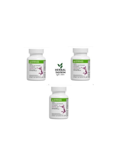 Herbalife Kadın Vitamini 3'lü Set