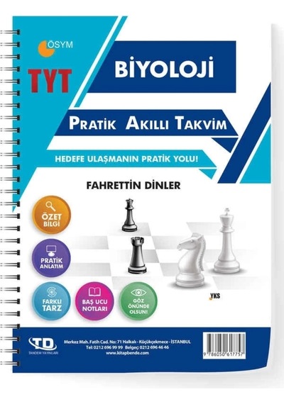 Tyt Pratik Akıllı Takvim Biyoloji Tandem Yayınları