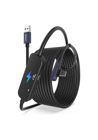 Şarj İle Bağlantı Kablosu 16ft Meta Quest 3s/quest 3/oculus Quest 2 Aksesuarlarıyla Uyumlu, Eks Standart