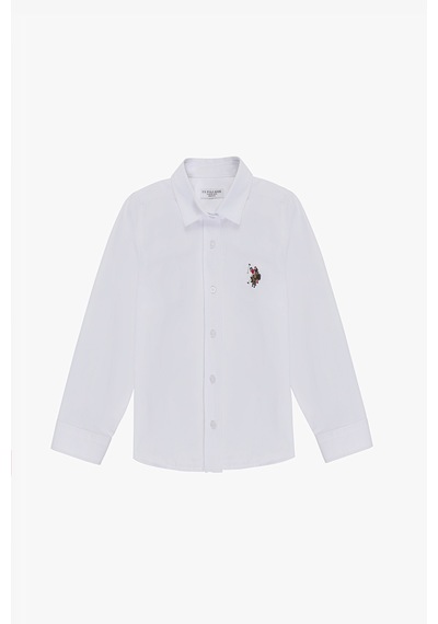 U.S. Polo Assn. U.s. Polo Assn. Kız Çocuk Beyaz Gömlek Basic 50324760-vr013