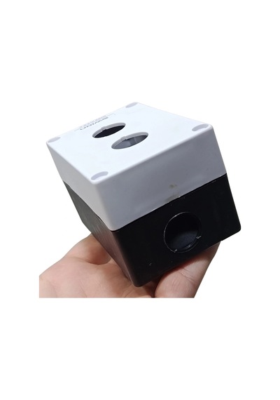 Hj9 22mm Buton Kutusu Gri-siyah İkili