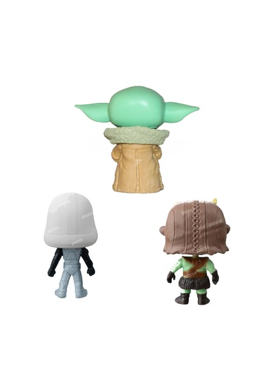 Mandalorian Grogu Baby Yoda İncinerator Stormtrooper Gamorrean Fighter Kylo Ren 6'lı Figür Oyuncak