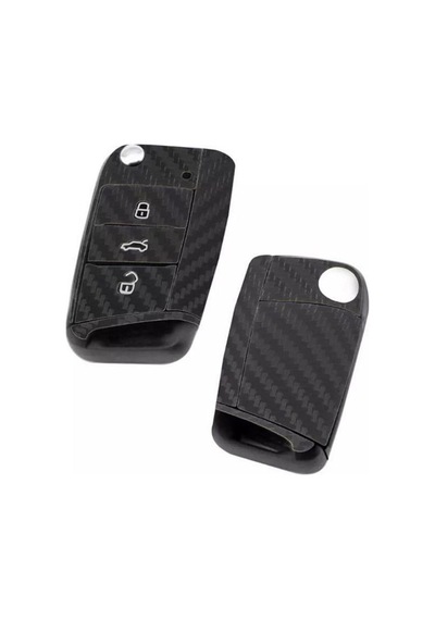 Seat Leon Ibiza Arona Ateca Uyumlu Fiber Karbon Anahtar Etiketi A