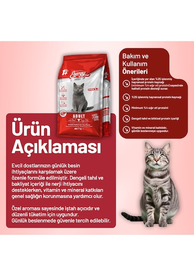 Sığır Etli Yetişkin Kedi Maması - 12 Adet