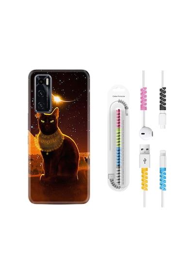 Vivo Y70 Kılıf Rasta Boyun Askılı Kraliçe Kedi 1873