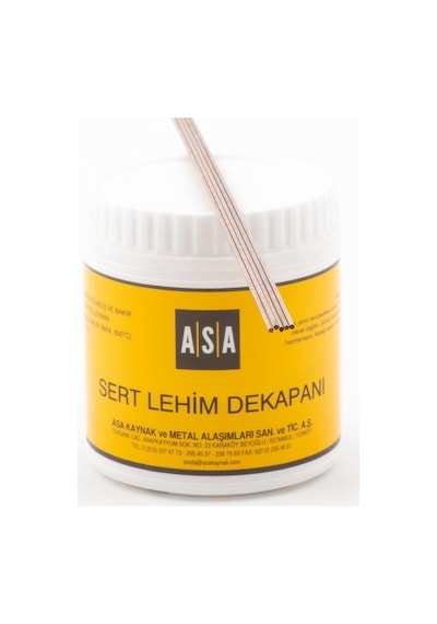 Gümüş Kaynak Dekapani Asaflo 500Gr+Gümüş Kaynak Teli%50 2Mm 5 Ad