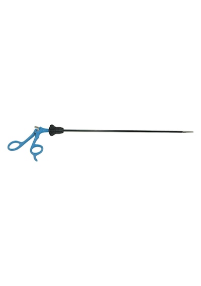 Barışhan Medikal Laparoskopik Reusable Düz Uç Makas 5 x 330 MM 20 MM Çene Mavi