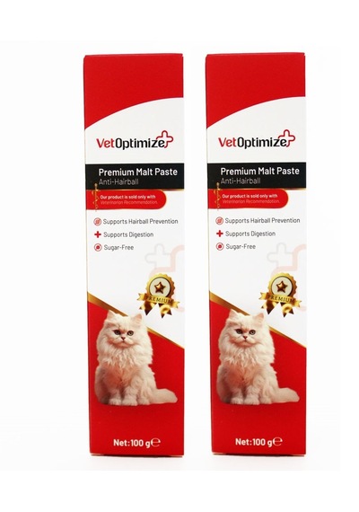Vetoptimize Malt Macun Tüy Yumağı Önleyici 2 x 100 G