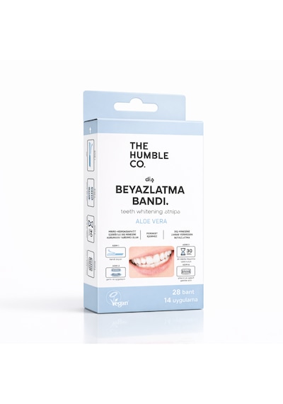 The Humble Co. Teeth Whitening Strips - Aloe Vera 28 Strips Diş Beyazlatma Bandı Aloe Vera