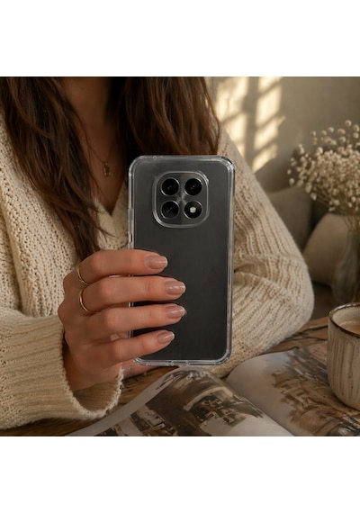 Redmi Note 15 İle Uyumlu Kılıf Şeffaf Kamera Korumalı 3d