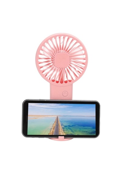 Pm-25098 Şarjlı 3 Kademeli Telefon Tutuculu Masaüstü Mini Fan Vantilatör