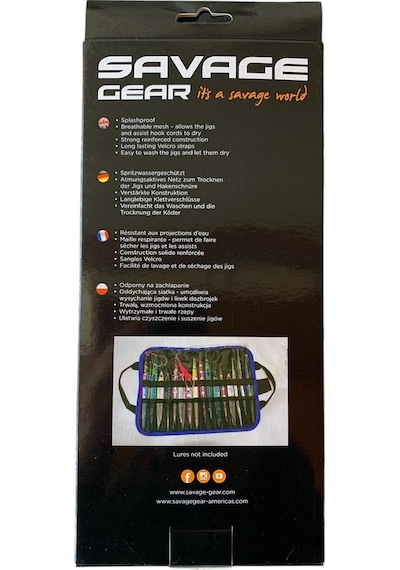 Savage Gear Jig Bag 34x25cm Long-semilong 60-150gr Max 22gr Jigler İçin 16 Gözlü Jig Çantası