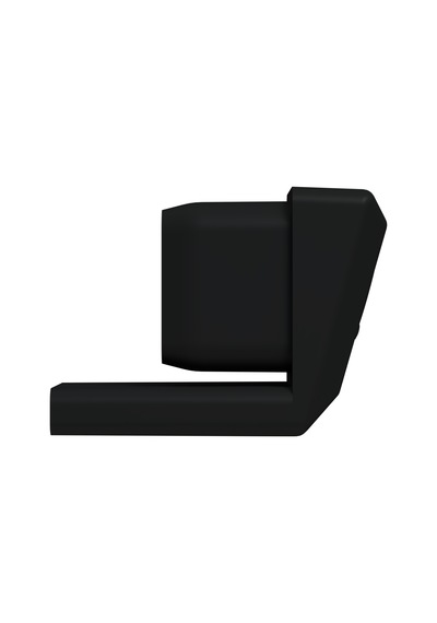 Cateksss 25x25 Mm Yan Izgara Pabuç 1.2 Siyah - 20 Li Paket