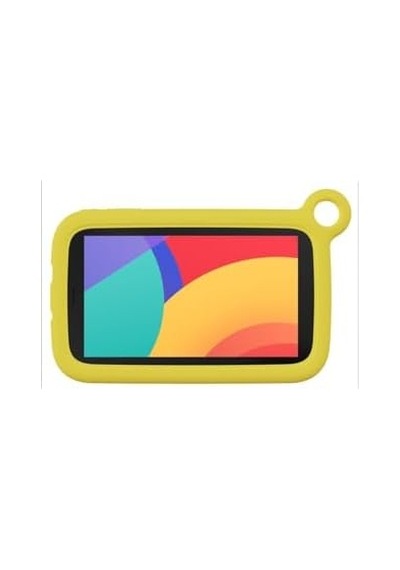Alcatel Tcl 7 İnç Sarı Silikon Tablet Kılıfı