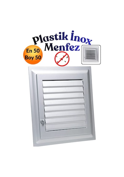 50 X 50 Cm Gri Plastik Menfez - Banyo, Wc Ve Tuvalet İçin Panjurlu Havalandırma Kapağı Izgarası Pencere 50x50 Panjur Sineklik Kapağı Izgarası Hava Kanalı Çıkışı Duvar Cam Kare Aspiratör Baca Teli 50 X 50 Cm Gri Plastik Menfez - Banyo, Wc Ve Tuvalet İçin Panjurlu Havalandırma Kapağı Izgarası Pencere 50x50 Panjur Sineklik Kapağı Izgarası Hava Kanalı Çıkışı Duvar Cam Kare Aspiratör Baca Teli