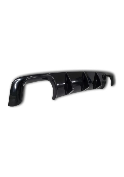 Bmw E39 M5 Difüzör Difizör Plastik Parlak Siyah Sağ Sol Çift Çıkış 5 Serisi Arka-bodykit-ek-karlık
