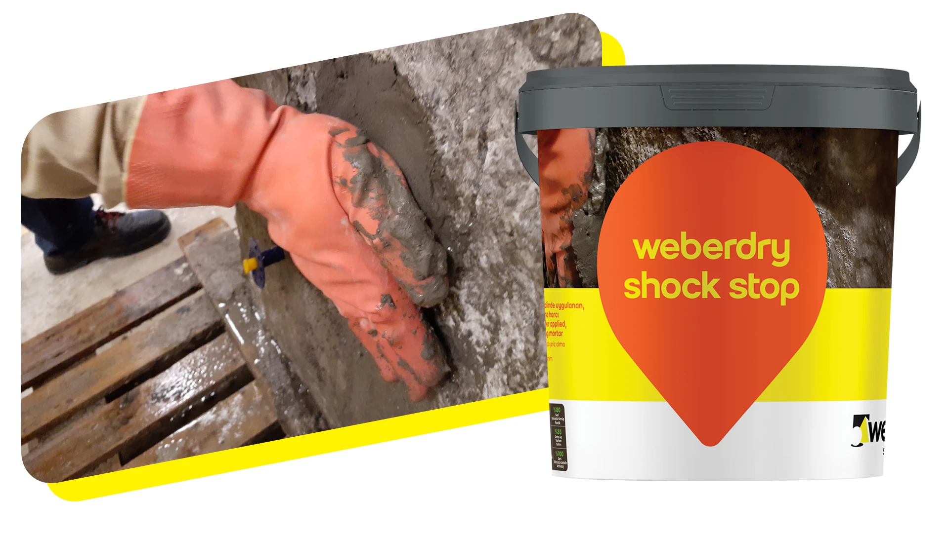 Weber.dry Shock Stop 15 Kg Yıldırım Tozu