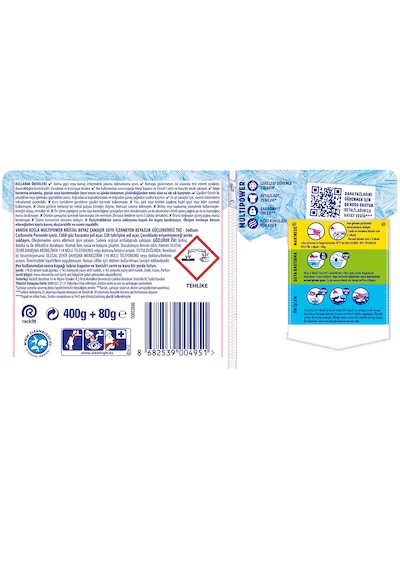 Vanish Oxi Action Kristal Beyaz Deterjan Güçlendirici ve Leke Çıkarıcı Toz 480 Gr