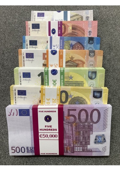 700 Adet Karışık Euro 5-10-20-50-100-200-500 Euro Geçersiz Eğlenc
