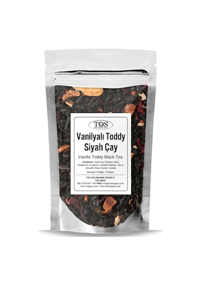 Tos The Organic Spices Vanilyalı Toddy Siyah Çay 40 G