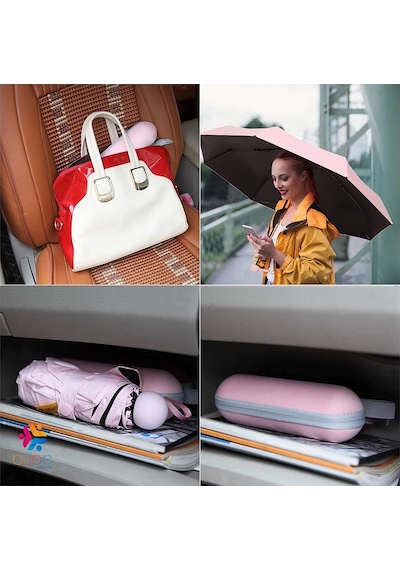 Bliss Umbrella 8 Telli Kapsül Şemsiye Mor