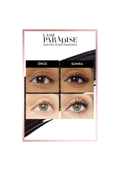 Lash Paradise Siyah Maskara Çok Renkli