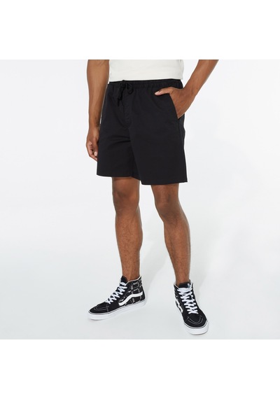 Vans Range Relaxed Elastic Erkek Siyah Şort Düz Vn0a5fkdblk1 2800282