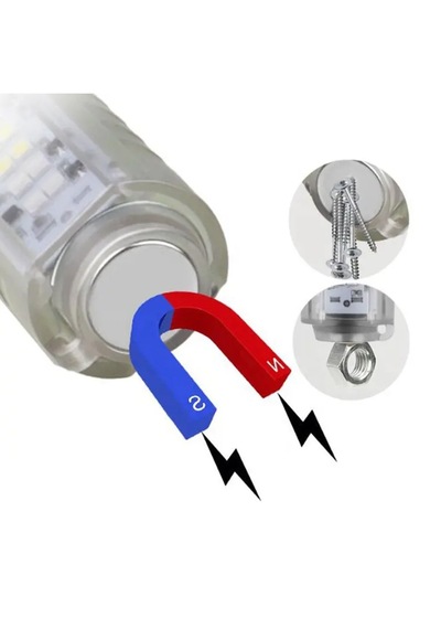 Watton Wt-609 2023 Seri 8 Mod Şarjlı Yeni Nesil El Feneri Gümüş