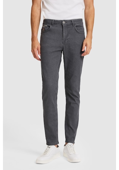 U.S. Polo Assn. Erkek Gri Slim Fit Jean Pantolon 50325193-dn0025