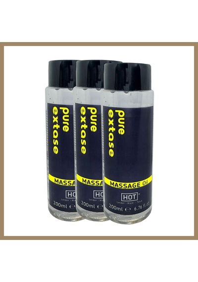 Bezos Pure Extase Massage Oil 600 Ml Aromalı Masaj Yağı X 3 Adet 22