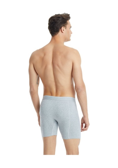 Blackspade Erkek Pamuk Elastan Retro Boxer Tender Cotton 9216 - Gri Melanj