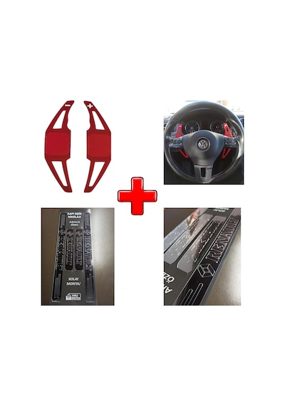 Renault Clio 4 Uyumlu Kapı Eşiği Ve F1 Kulakçık Vites Kolu (554410127)