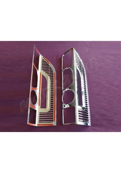 Woc Chrome Fiat Ducato Krom Stop Çerçevesi 2006-2014 2 Parça Abs