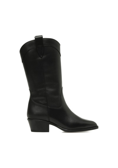 Nine West Zerten2 5pr Siyah Kadın Kovboy Bot 000000000102043217 Siyah